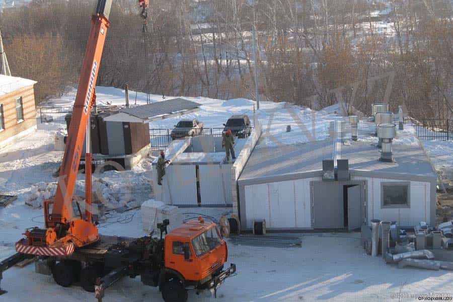 Монтаж модульной котельной