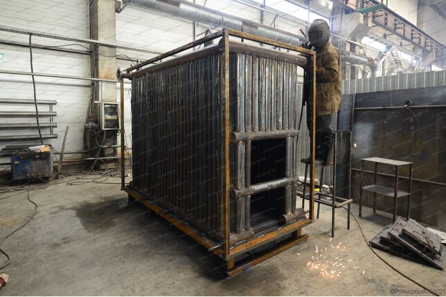Изготовление котла 700 кВт работающего без дымососа