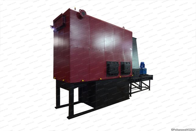 Котел твердотопливный на опилках 0.63 МВт