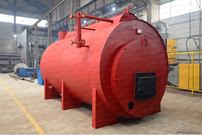 Паровой жаротрубный котел 1000 кг пара в час 115 С