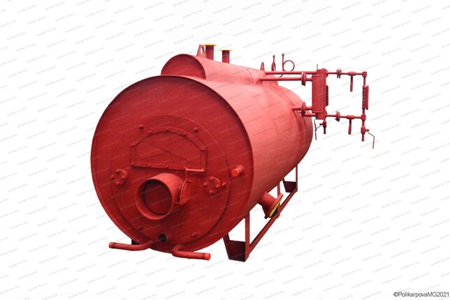 Газовый жаротрубный парогенератор 300 кг пара в час 115 С